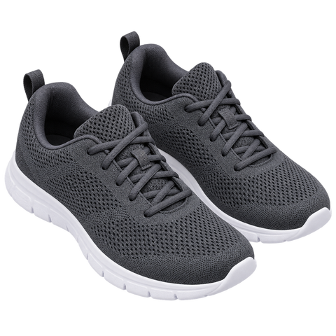 Pair of regular gray sneakers