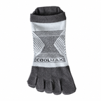 sport ankle toe socks — White — full product view