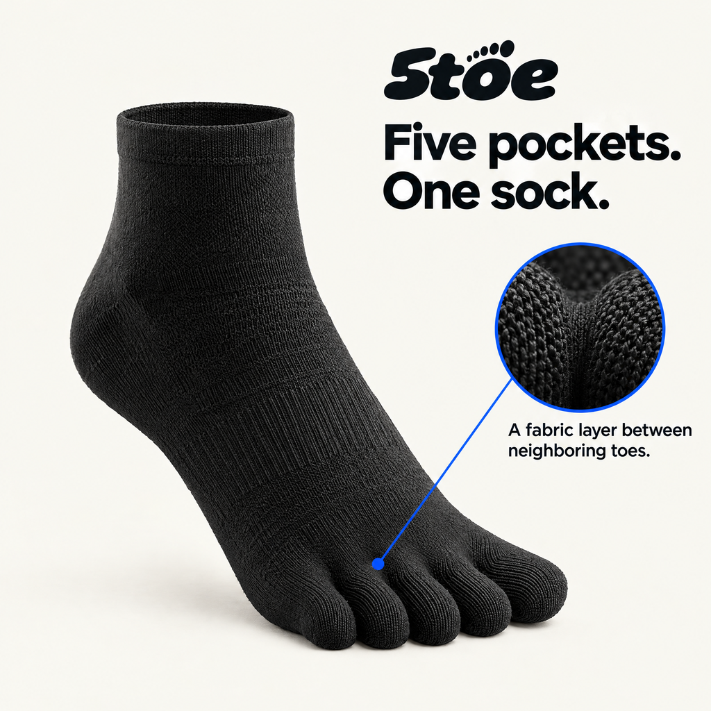 5toe COOLMAX Active Ankle — difference
