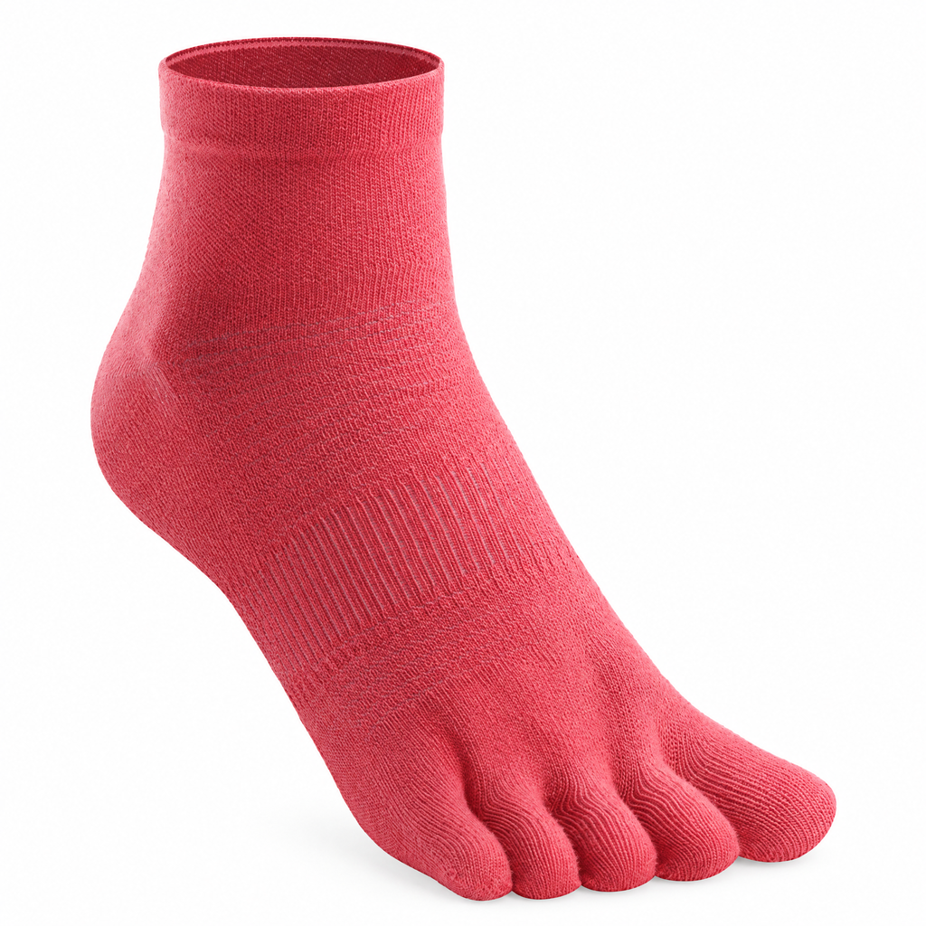 5toe COOLMAX Active Ankle — Red