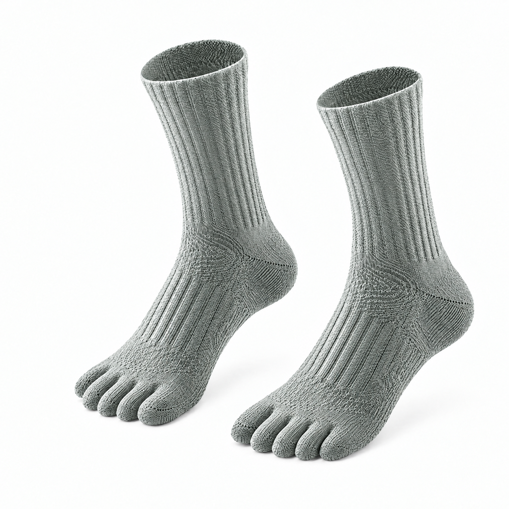 Sport Crew gray — matched left and right socks
