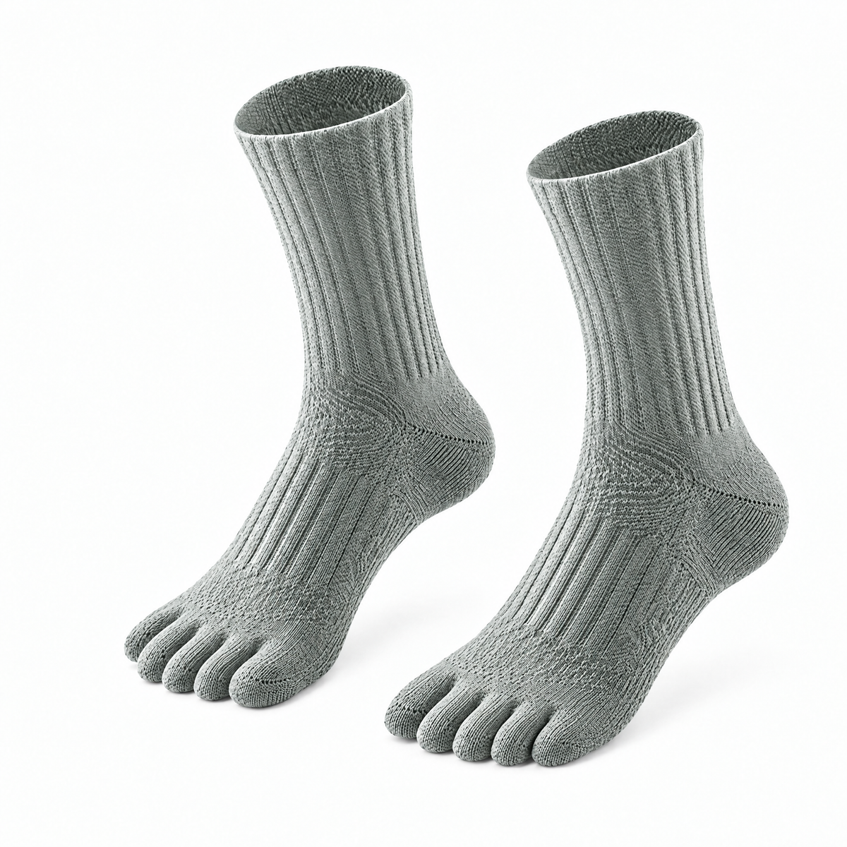 Sport Crew gray — matched left and right socks