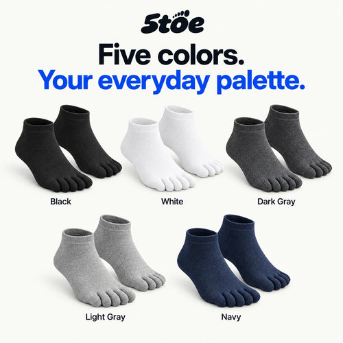 5toe everyday toe socks — colors