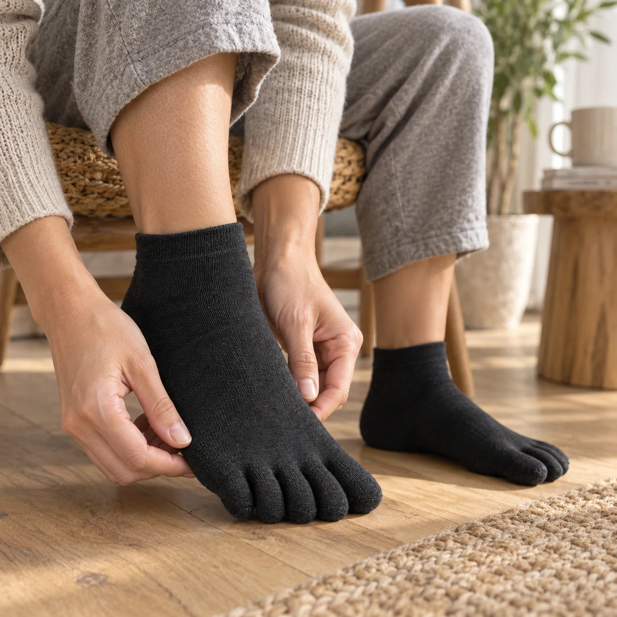 5toe everyday toe socks — s08a