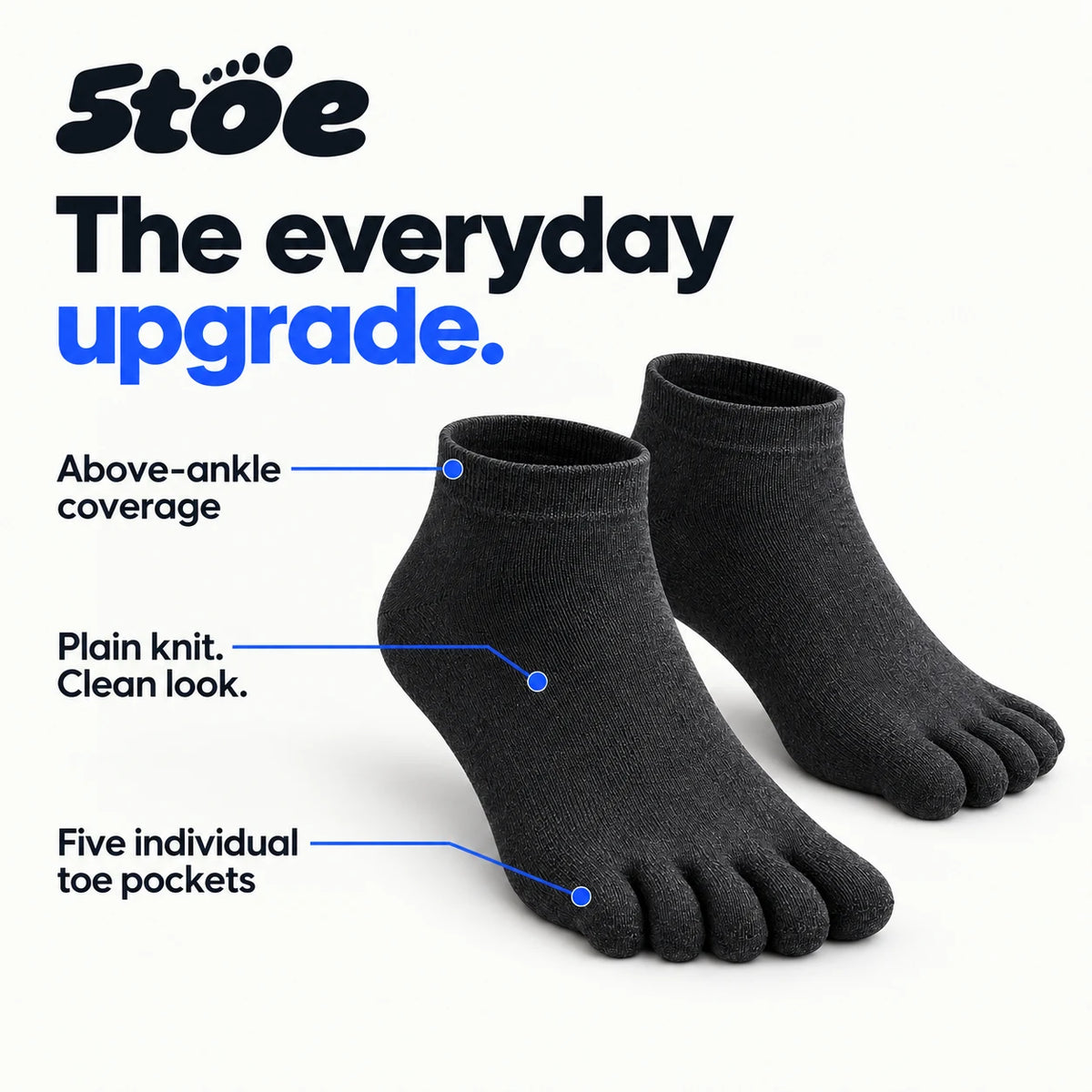 5toe everyday toe socks — value