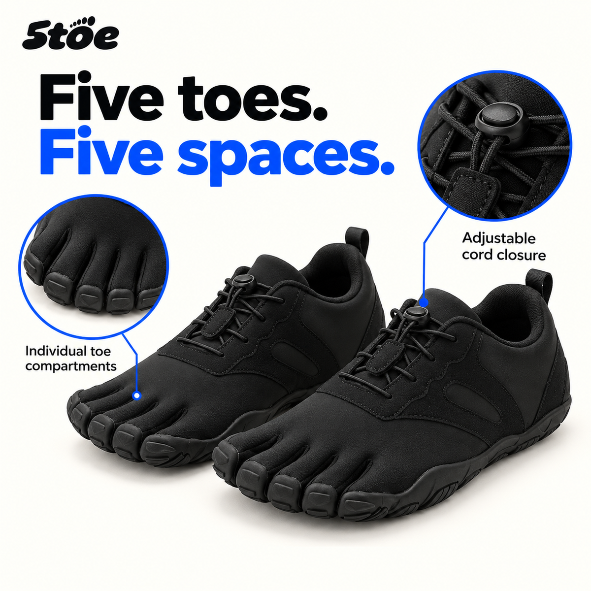 5toe five toe shoes — construction
