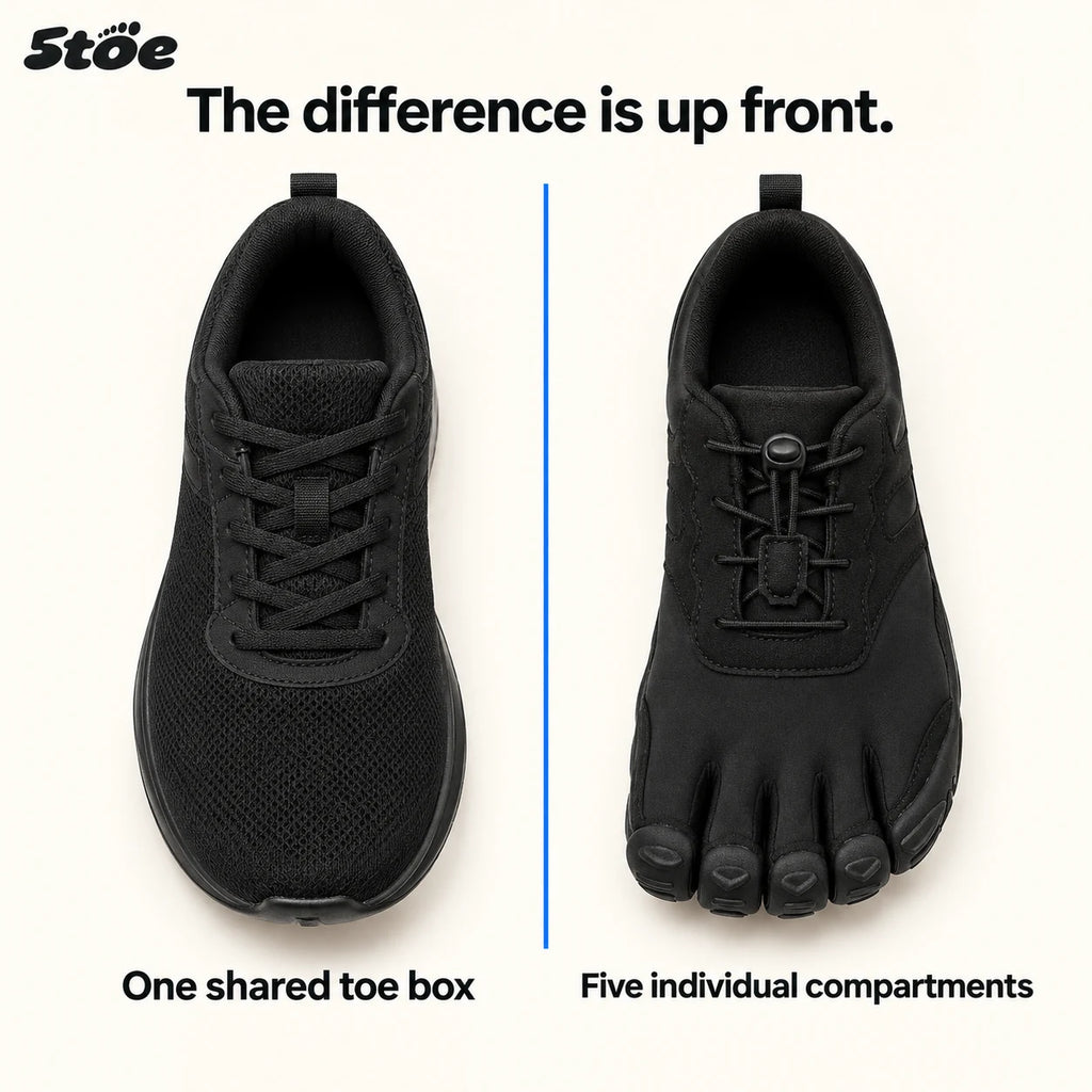 5toe five toe shoes — difference