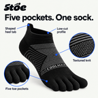 5toe Sport Ankle — difference — COOLMAX