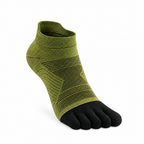 5toe Merino Light Ankle — Army Green