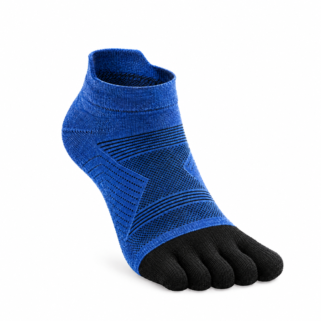 5toe Merino Light Ankle — Dark Blue