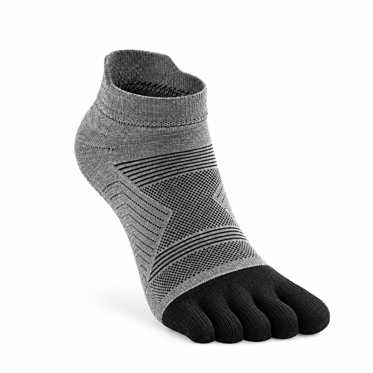 5toe Merino Light Ankle — Gray