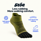 5toe Merino Light Ankle Toe Socks — benefits
