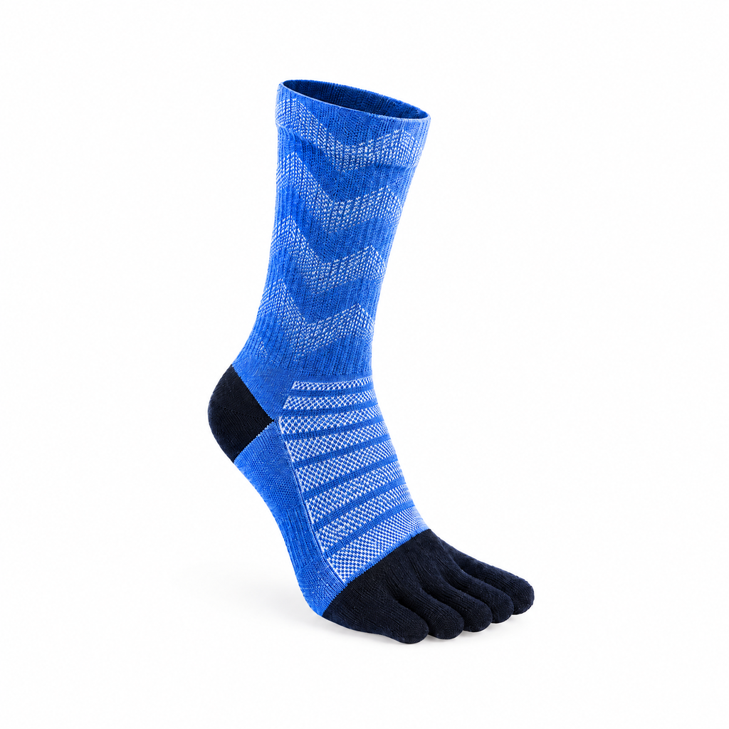 5toe Merino Trail Crew — Blue