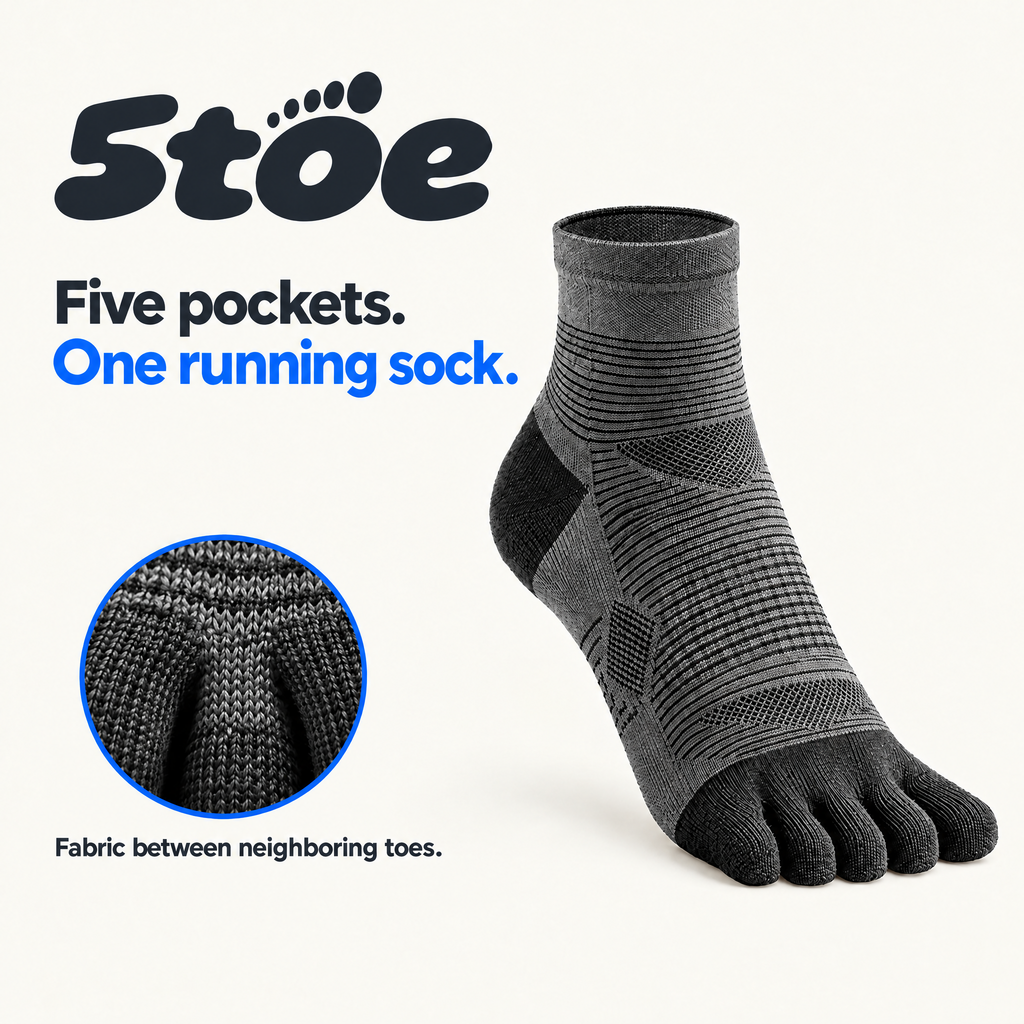 5toe COOLMAX Run Ankle — difference