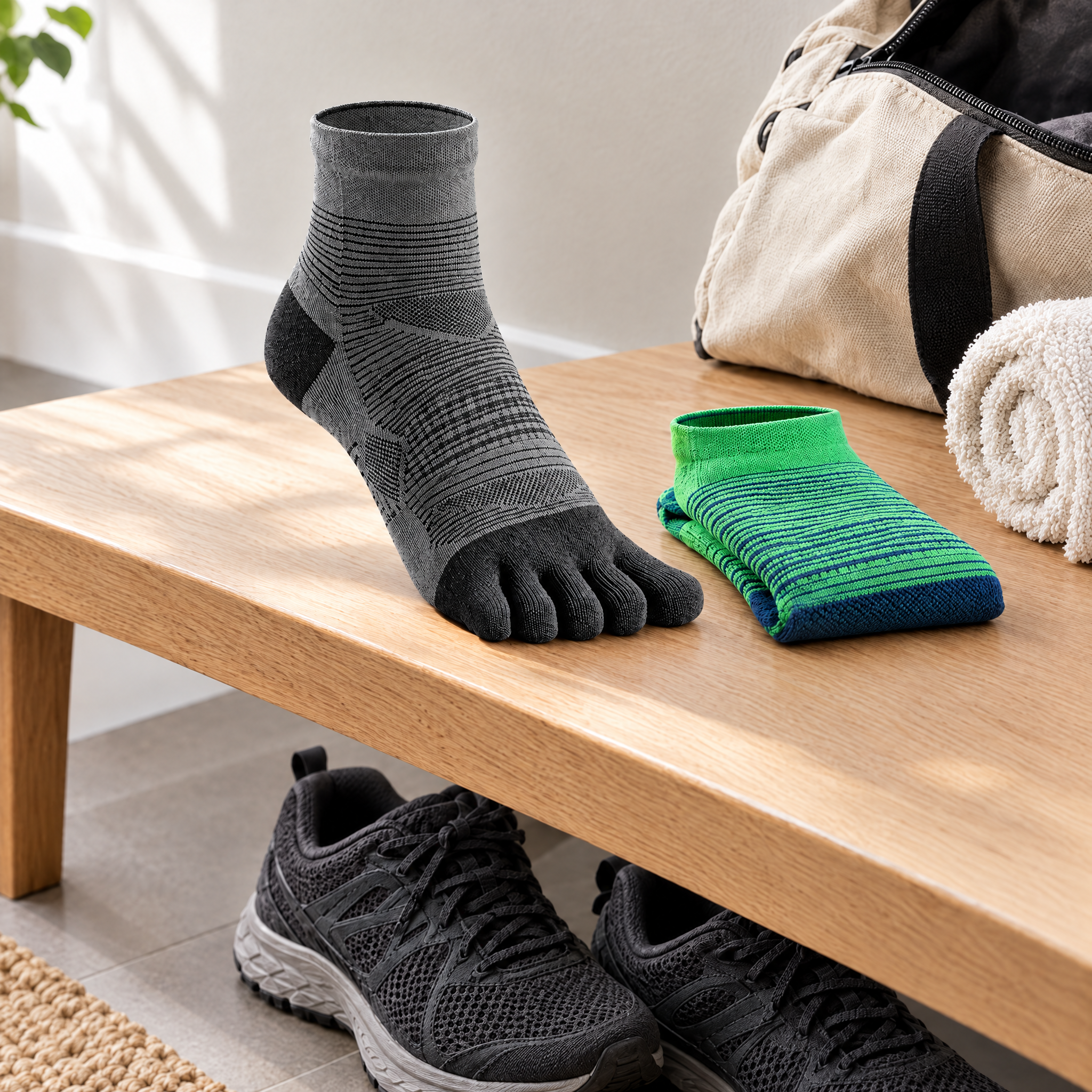 5toe COOLMAX Run Ankle — editorial kit