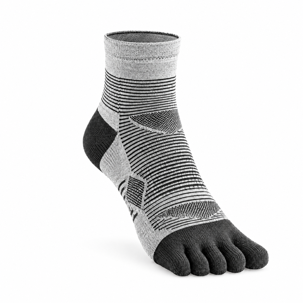 5toe COOLMAX Run Ankle — Light Gray
