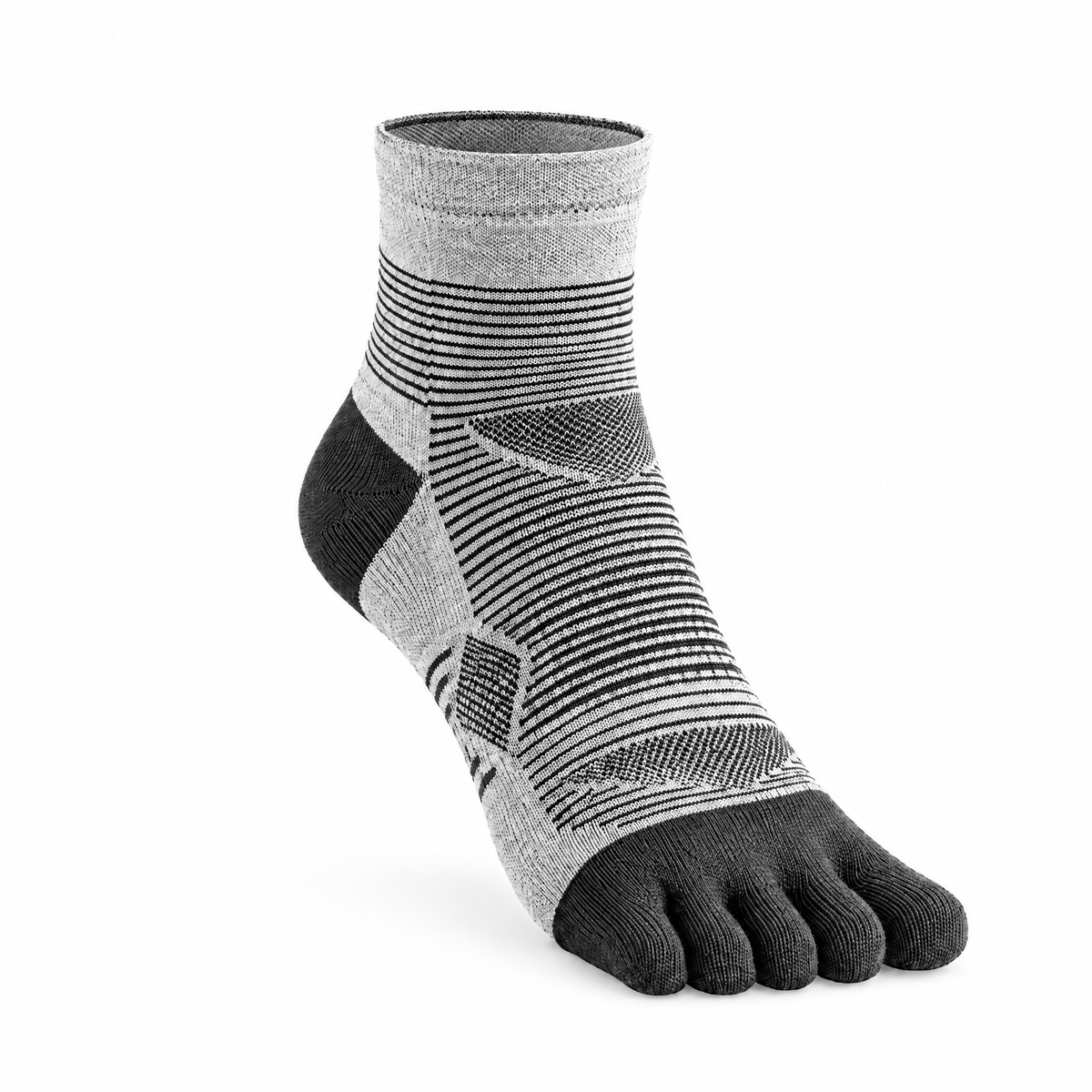 5toe COOLMAX Run Ankle — Light Gray
