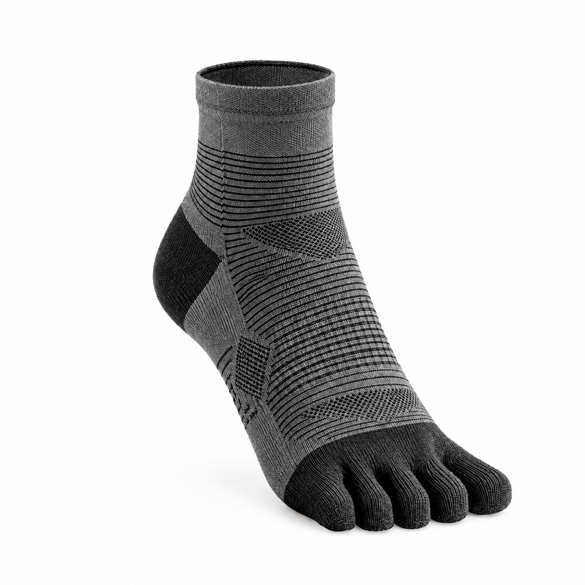 5toe COOLMAX Run Ankle — Slate