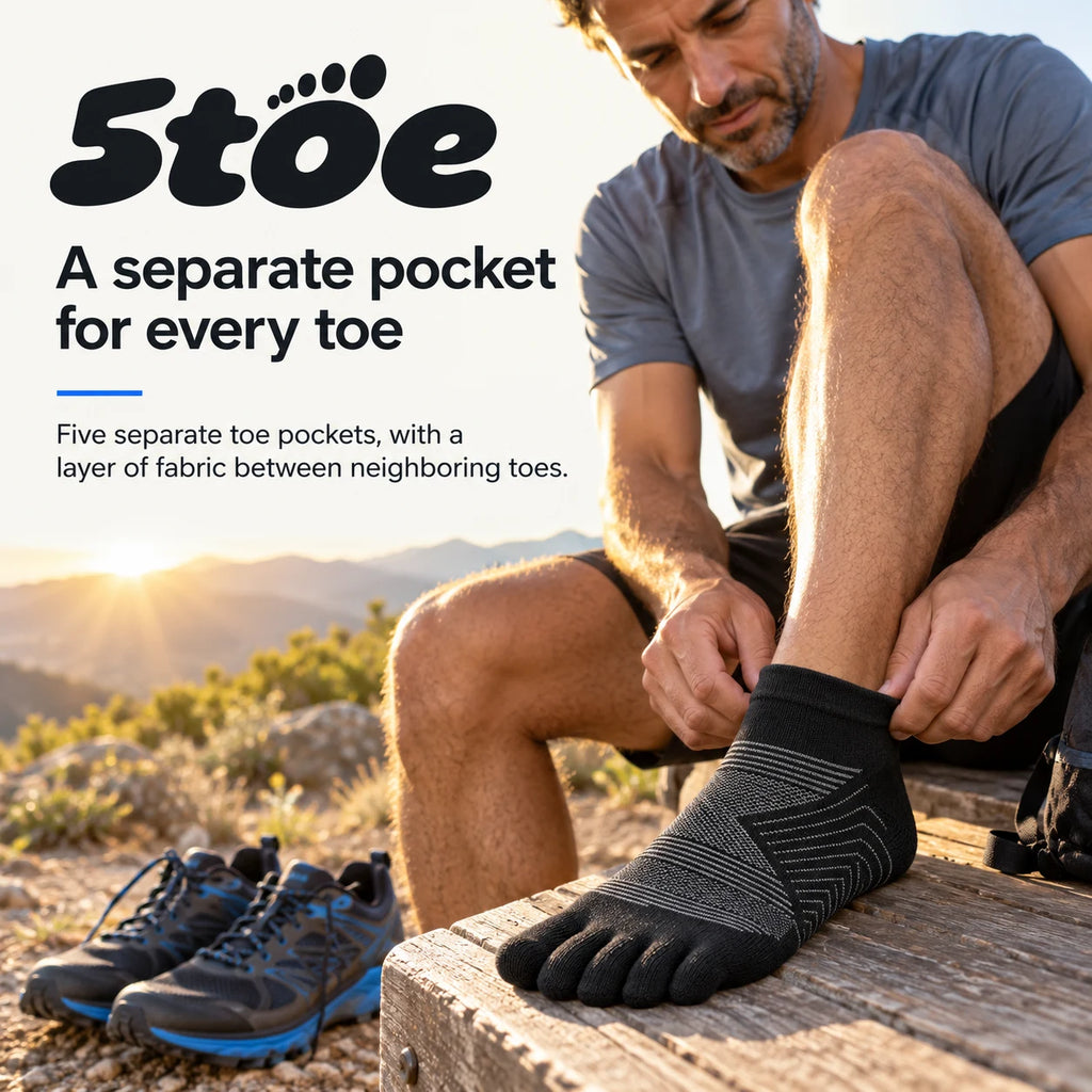 5toe sport ankle toe socks — benefit
