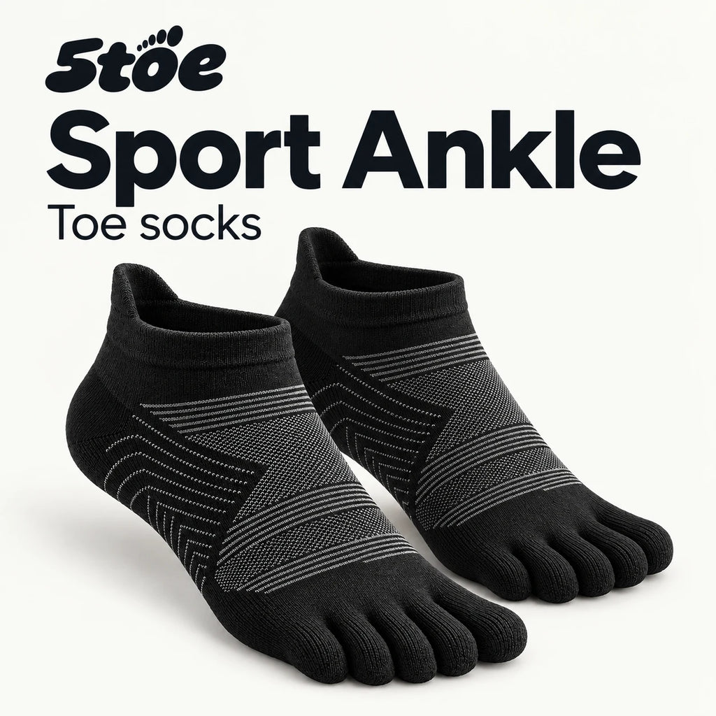 5toe sport ankle toe socks — hero