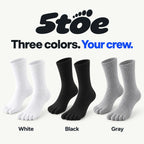 5toe sport crew toe socks — colors