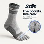 5toe Cushion Crew — difference