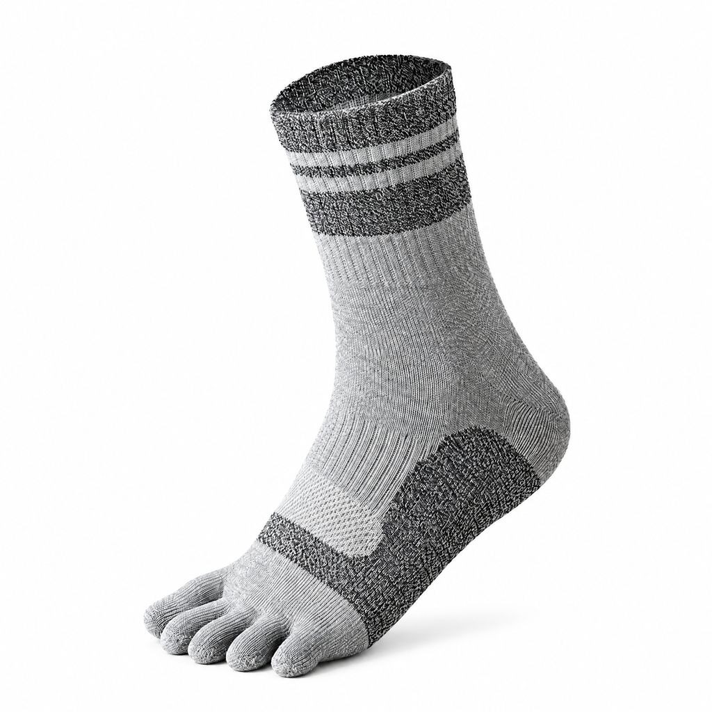 5toe Cushion Crew — Gray