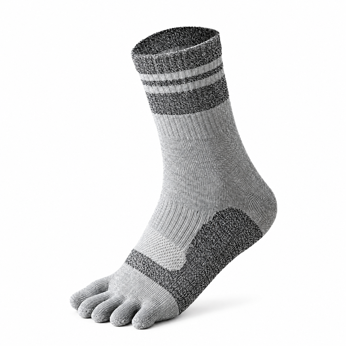 5toe Cushion Crew — Gray