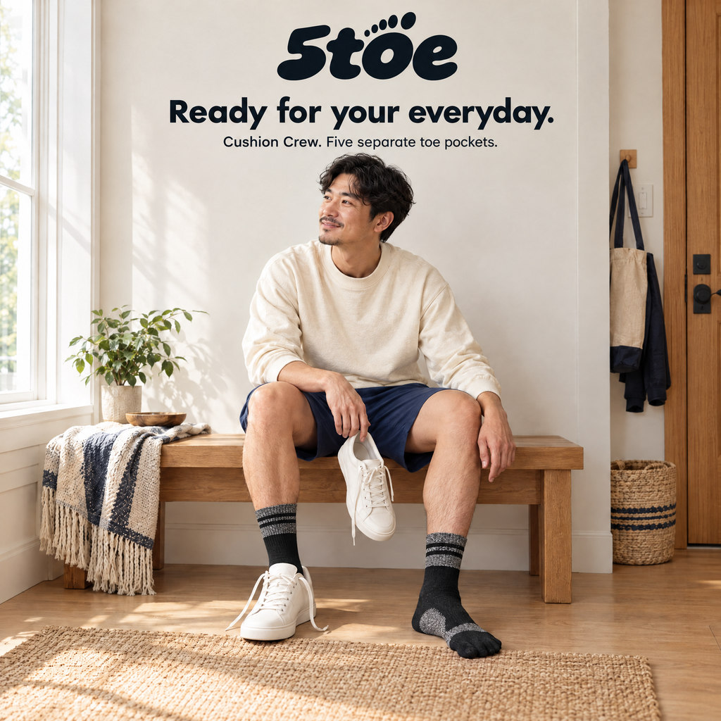 5toe Cushion Crew — lifestyle